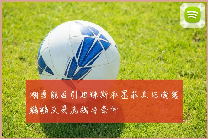 湖勇能否引进琼斯和墨菲美记透露鹈鹕交易底线与条件